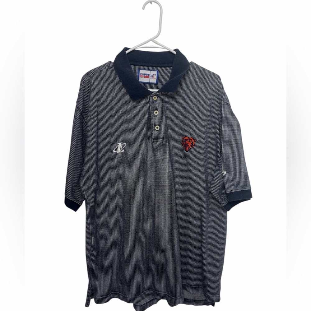 Vintage Chicago Bears Polo Style Pro Line Shirt Size XL 90s Football